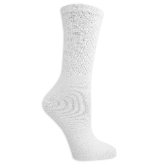 Athletic Works Women's Cushioned Crew Socks, 10-Pack, Sizes 4-10 - Picture 4 of 7